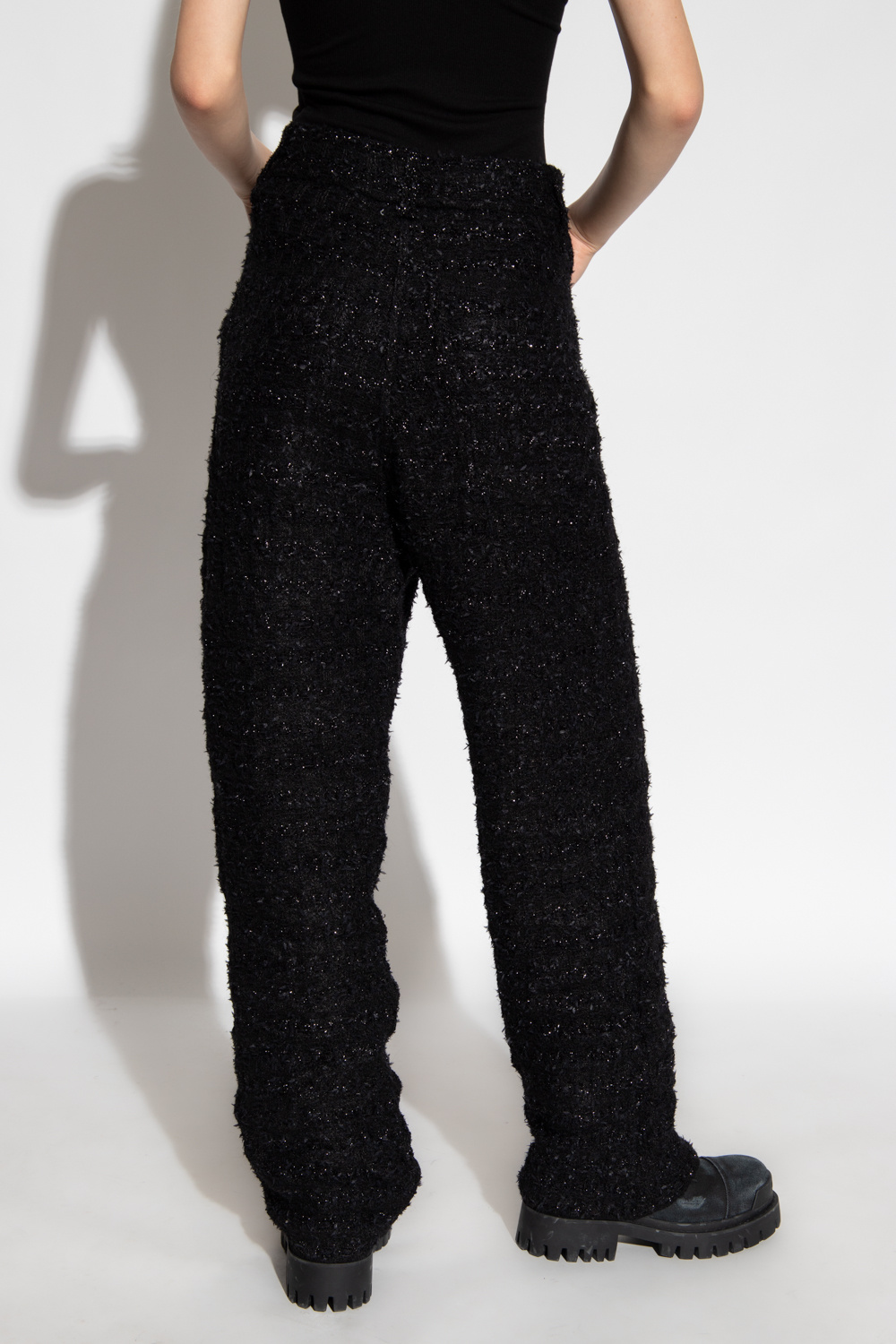 Black Tweed trousers Balenciaga - Vitkac GB
